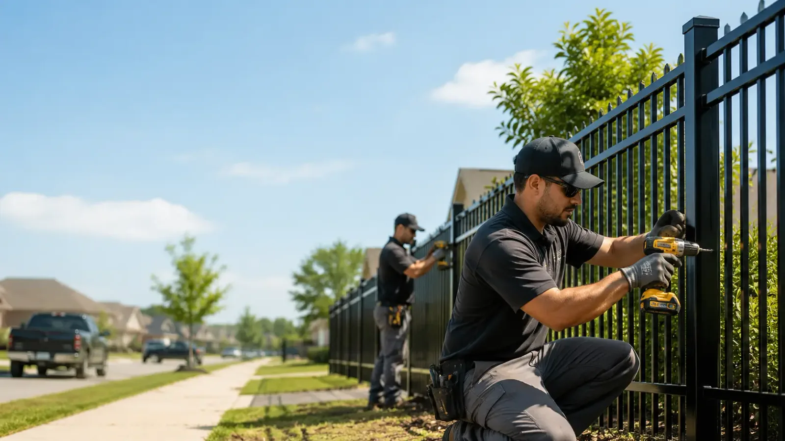 Metal Fence Installation in Christiansburg, OH